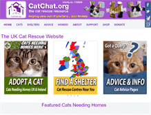 Tablet Screenshot of catchat.org